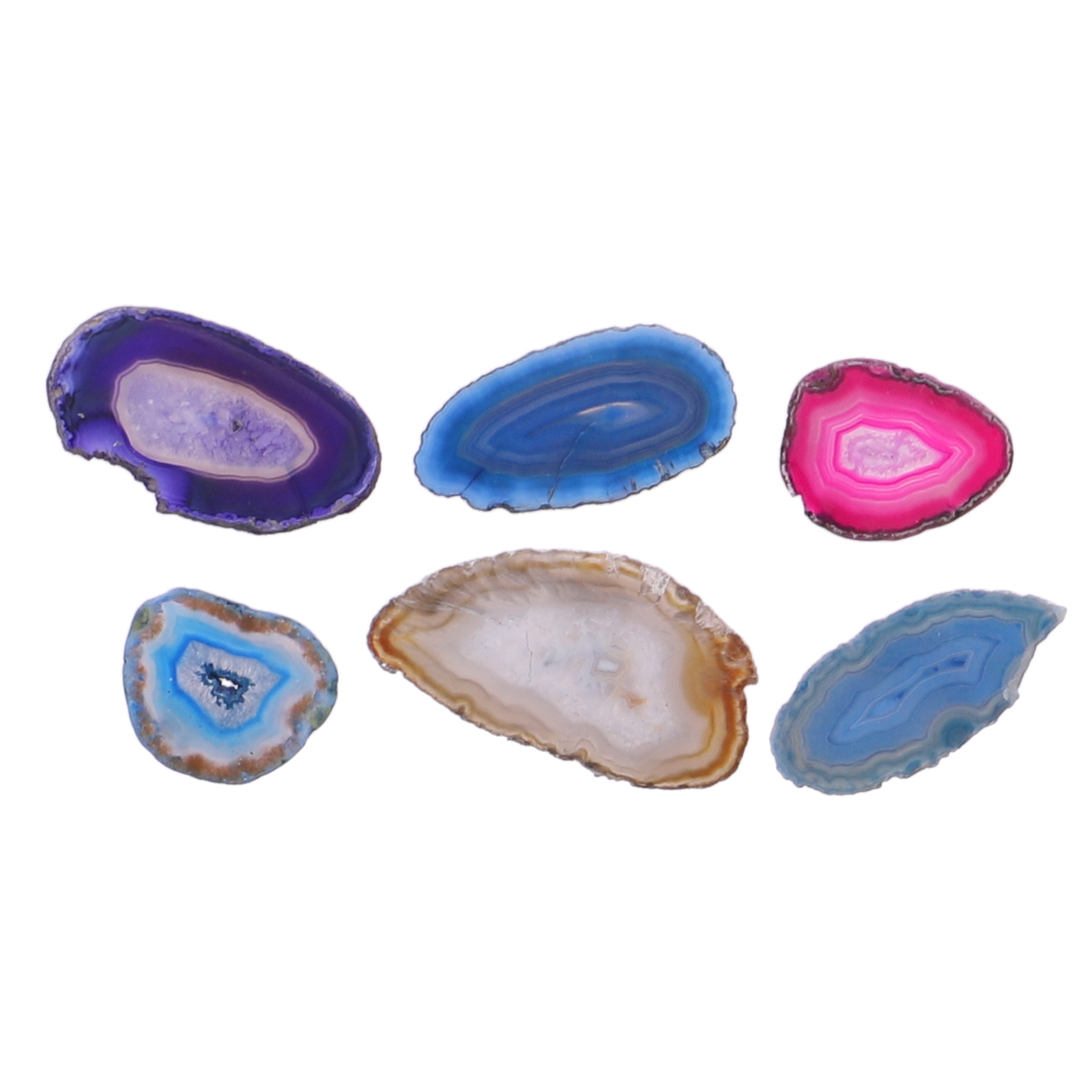 Agate Slices Pack Of 6
